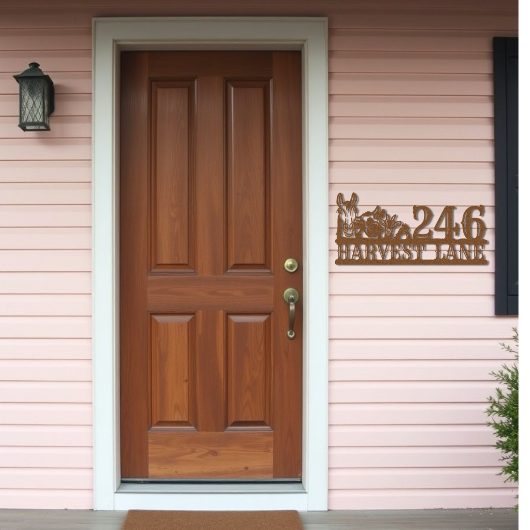 Farm Animal Address Sign