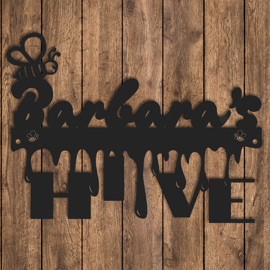 Honey Hive Sign