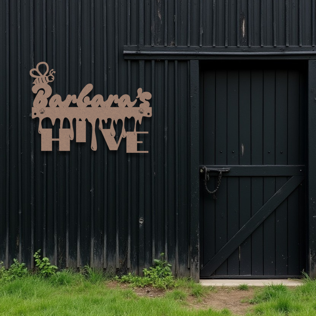 Honey Hive Sign