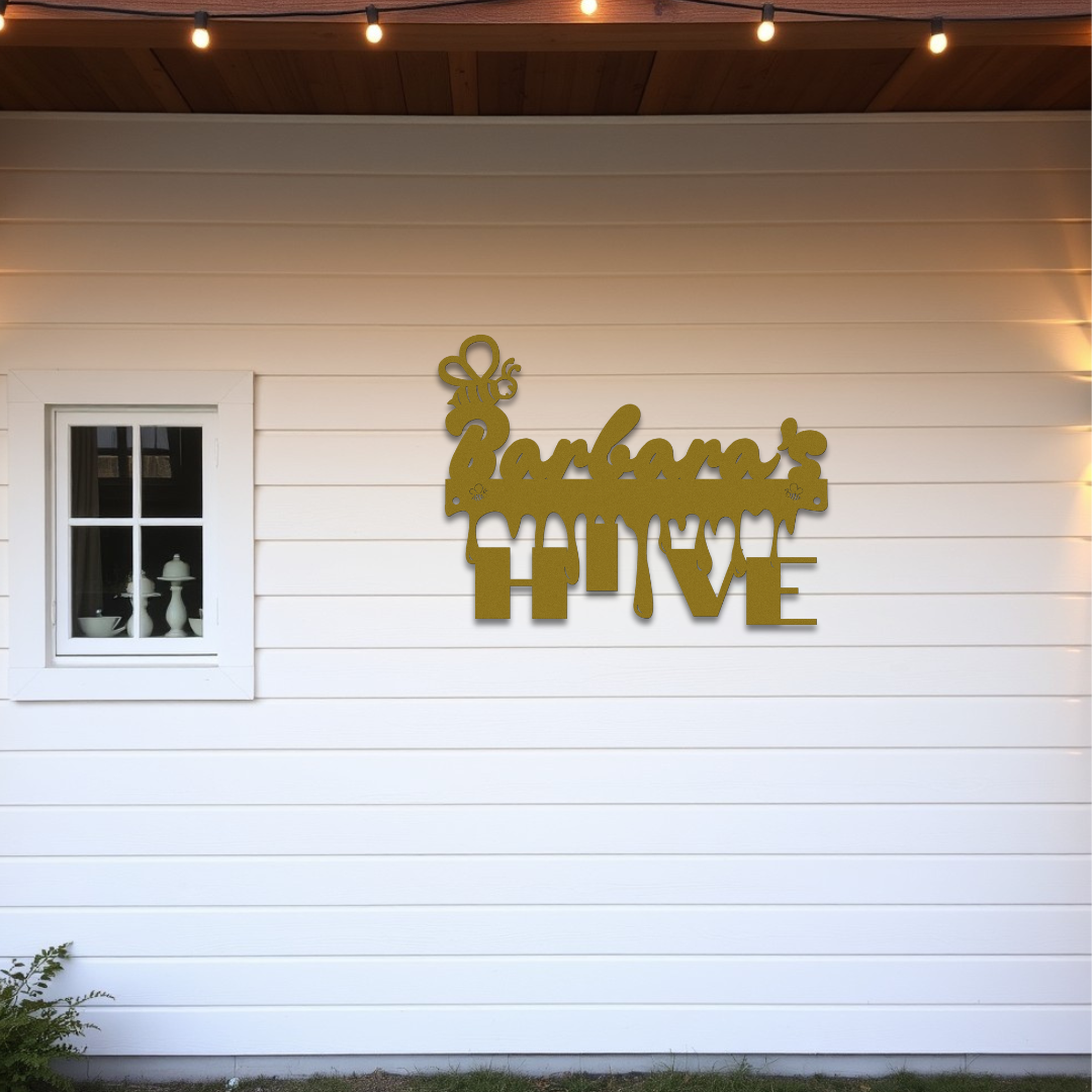 Honey Hive Sign