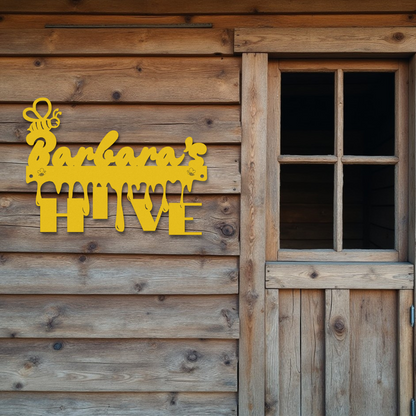 Honey Hive Sign