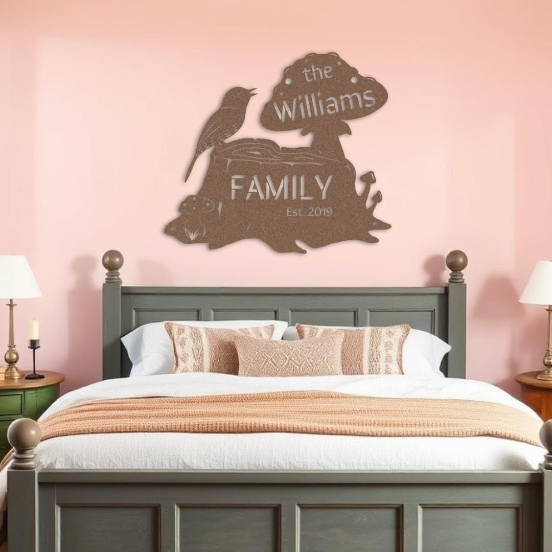 Woodland Family Sign